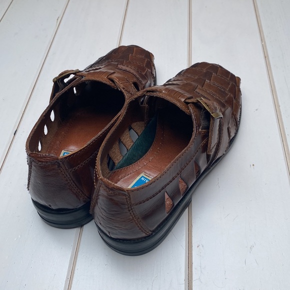 NWOT Vintage Leather Fisherman's Sandals - Picture 13 of 14